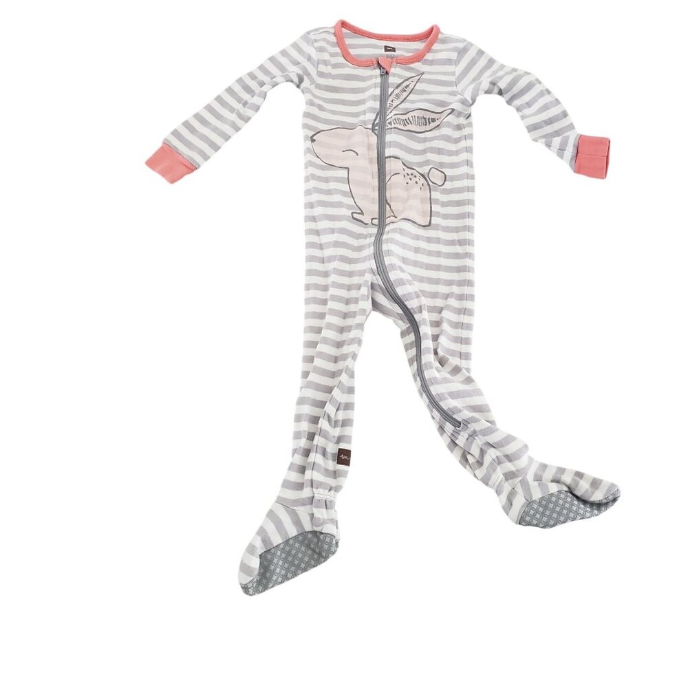 Tea Zip Up Sleeper Bunny Easter Size 9-12 Month